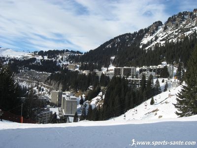 Vue d'ensemble de la station de Flaine